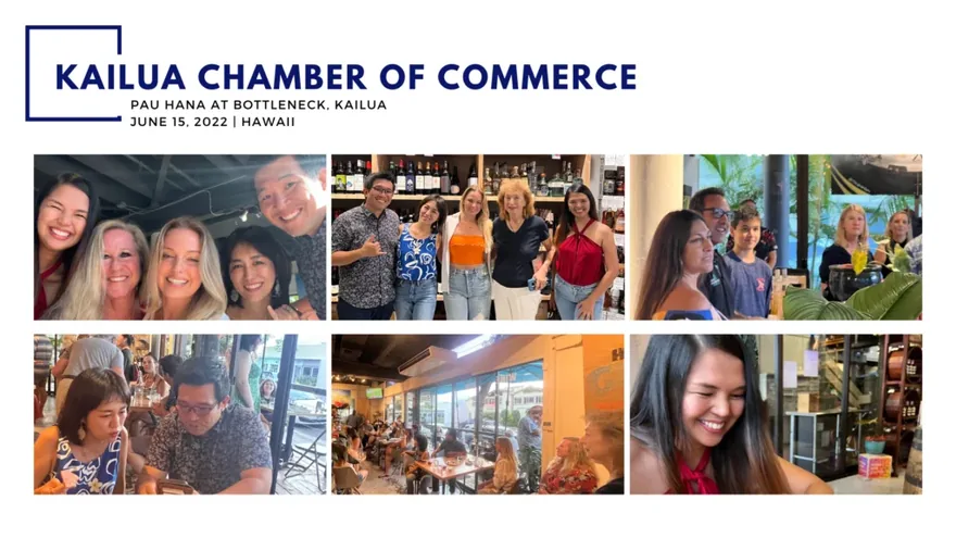 Kailua Chamber of Commerce Pau Hana at Bottleneck, Kailua — 15 June 2022, Hawaii
