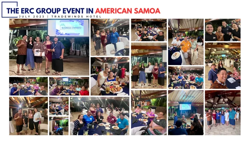 The ERC Group event at the Tradewinds Hotel — July 2023, American Samoa