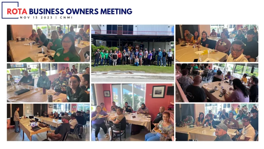 Rota business owners meeting — 13 November 2023, CNMI