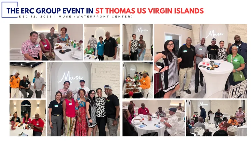 The ERC Group event at Muse Waterfront Center — 12 December 2023, St Thomas, US Virgin Islands